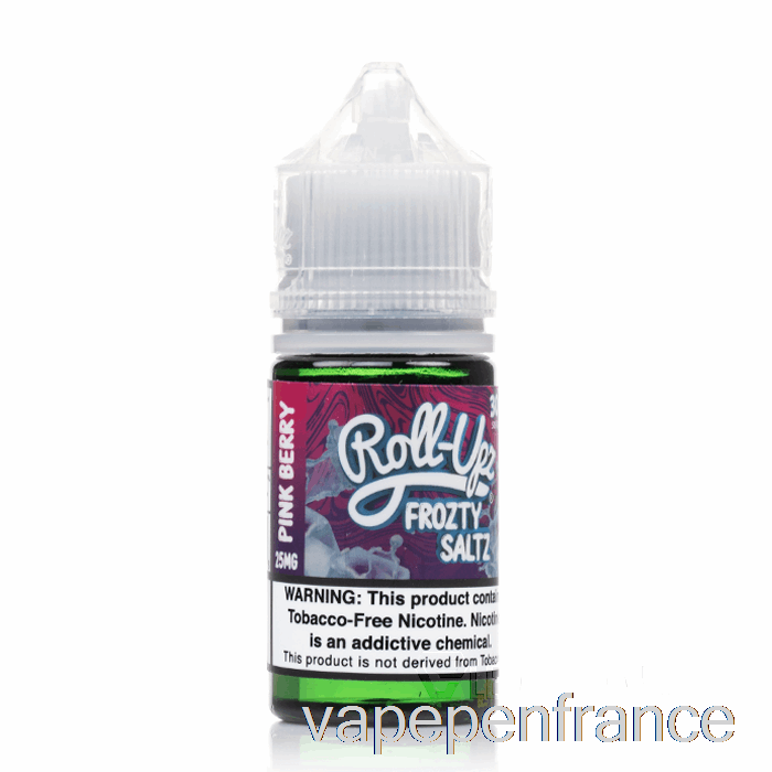 Glace Aux Baies Roses - Jus Roll-upz Sel - 30 Ml 25 Mg Stylo Vape